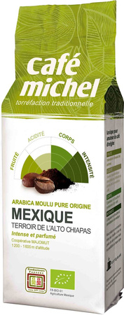 Arabica 100% Mexico Fair Trade BIO mletá káva 250 g - Cafe Michel