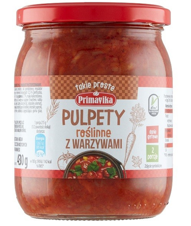Zeleninové karbanátky se zeleninou 430 g - Primavika